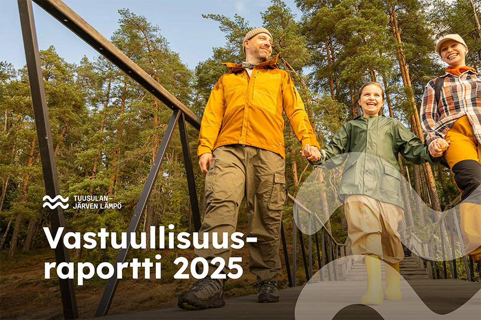 Tuusulanjarvenlampo vastuullisuusraportti 2025